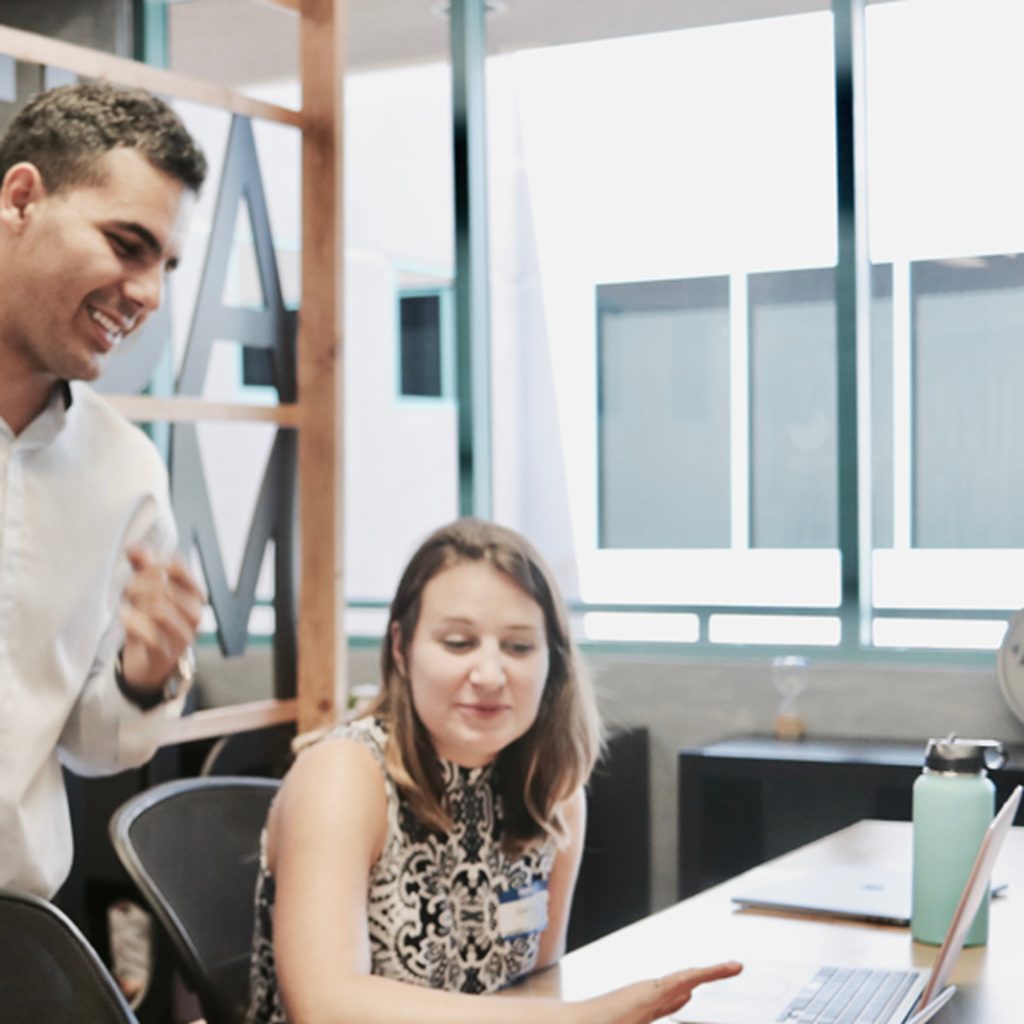 People in a conference room