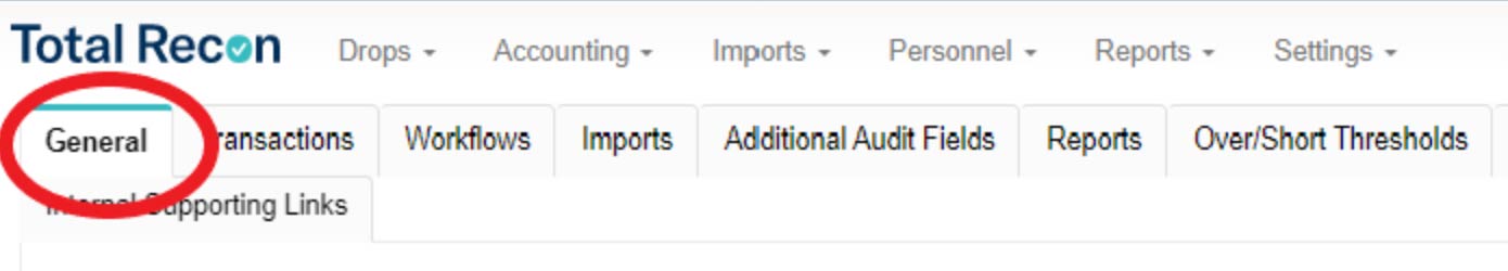 In the Instance Settings, you will in the General tab